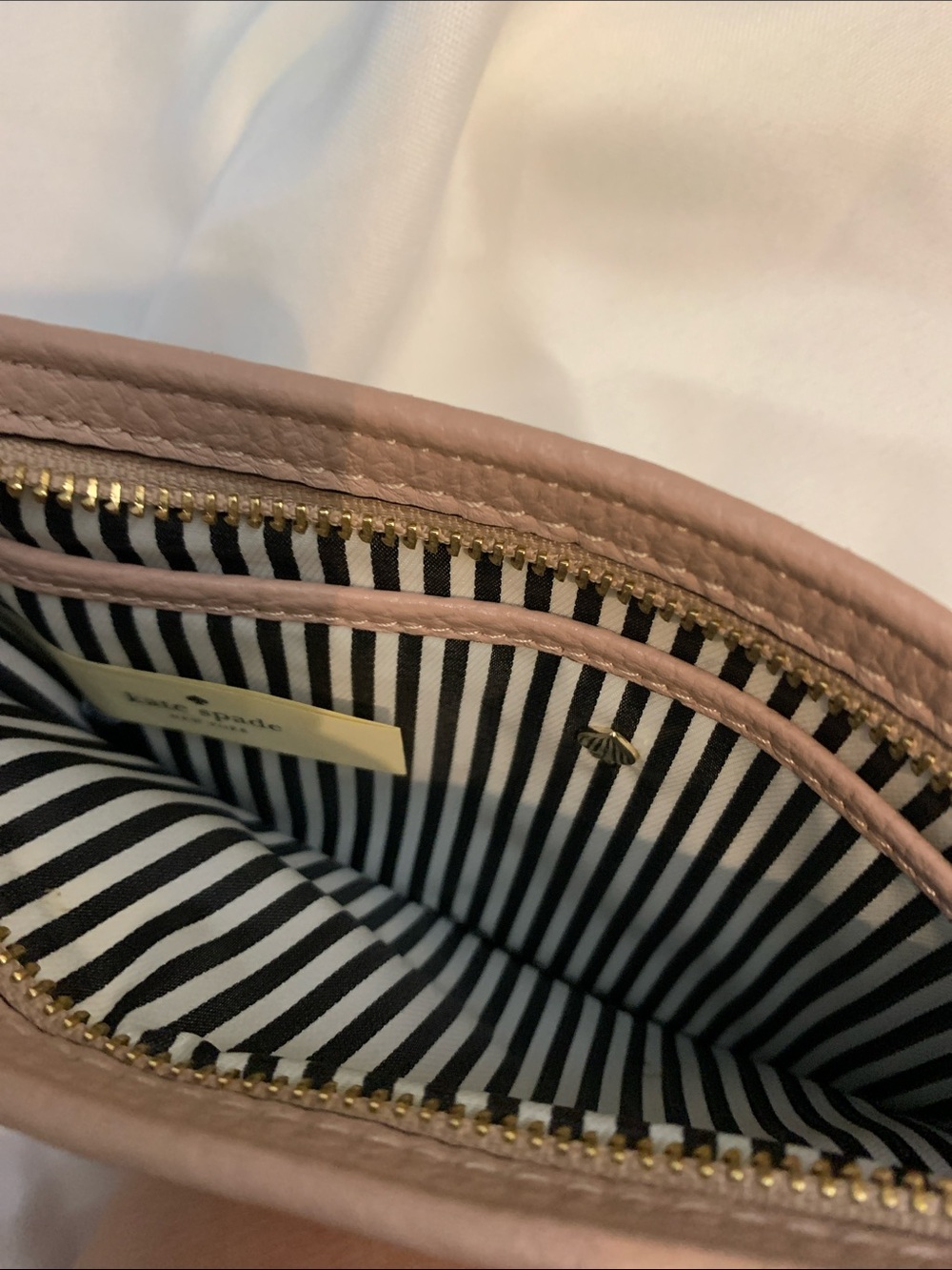 kate spade Pebbled Leather Wristlet - Dusty Rose - Picture 7 of 11
